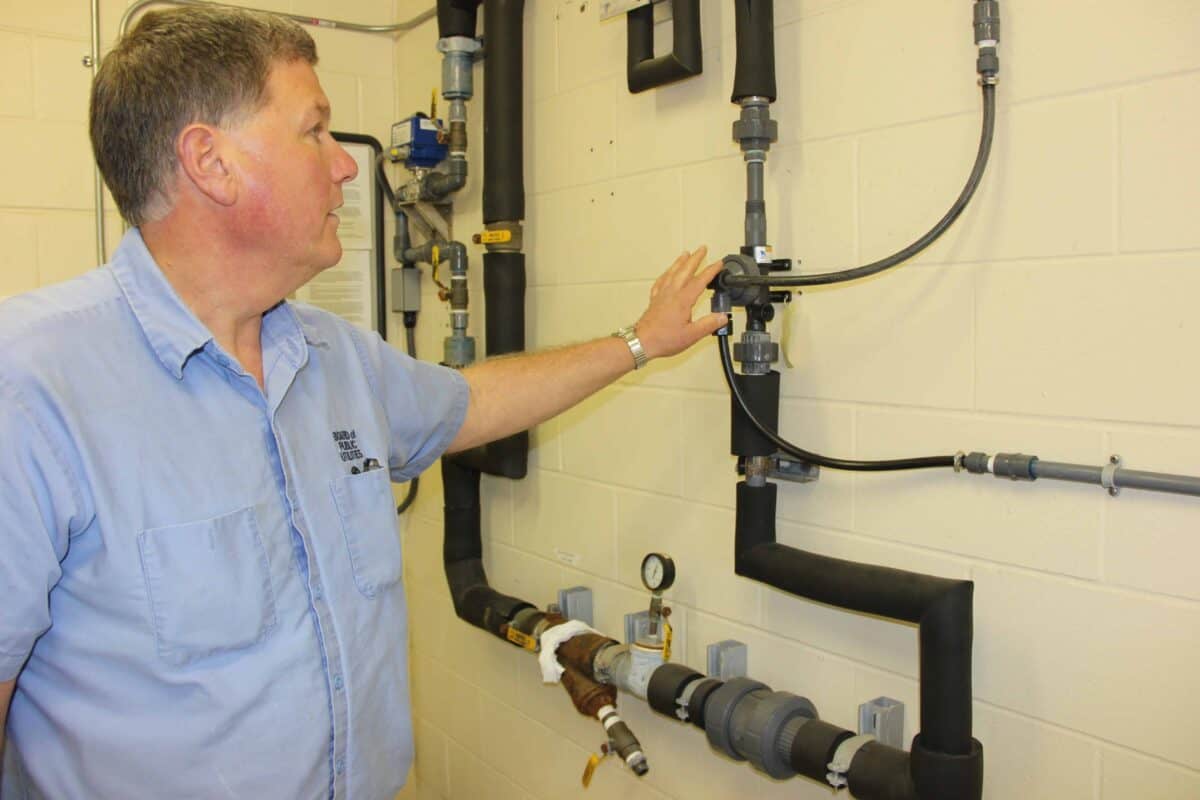 Замена трехходового крана на стояке отопления